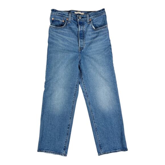 Levi's Ribcage Straight Ankle High Waist Jeans size 28 x 27 - Picture 1 of 11